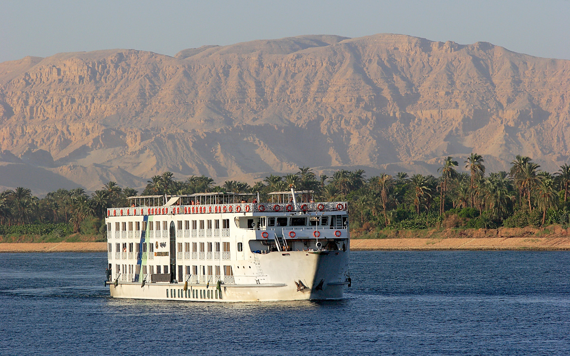 Egipt, Nil - pejzaż, fotografia podróżnicza
