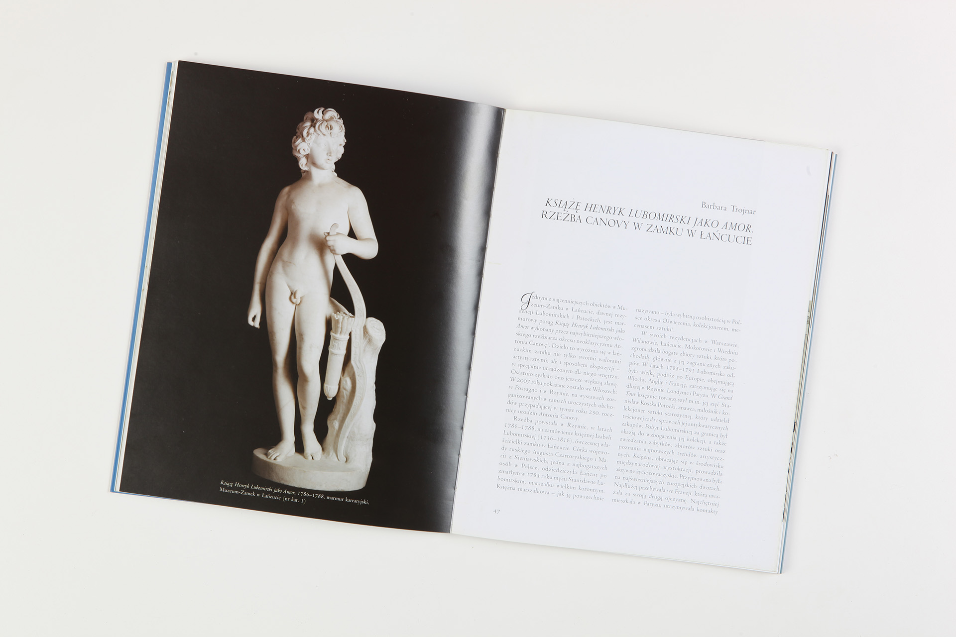 Antonio Canova, katalog wystawy - wydawnictwo, studio DTP